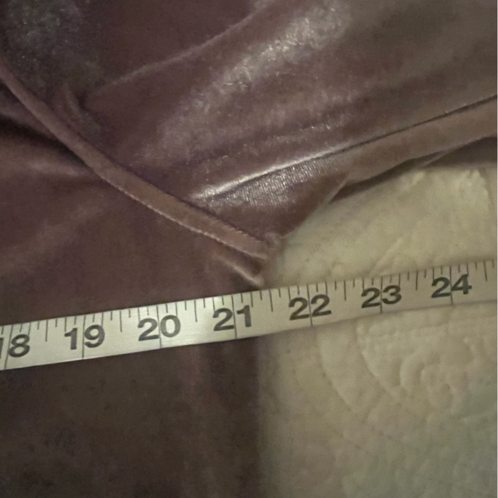 Dear John Velvet Button-Down Shirt in bronze, size Medium - Picture 7 of 8